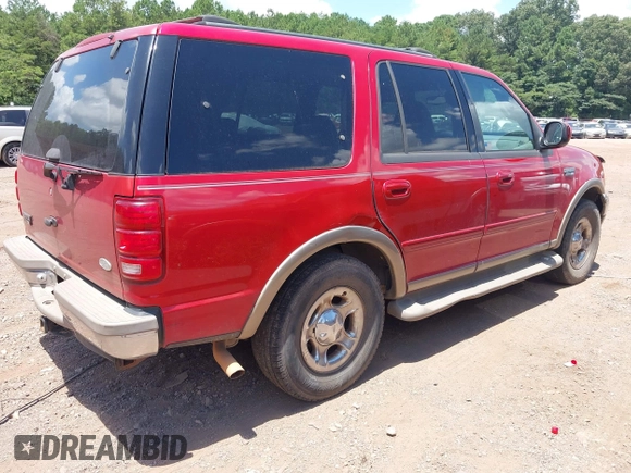 2002 Ford Expedition Eddie Bauer z VIN 1FMRU17W02LA22430, wystawiony jako IAAI lot #42692442 z przebiegiem Nie podano mil oraz . Historia ofert i sprzedaży dostępna na DreamBid. Obrazek 4.