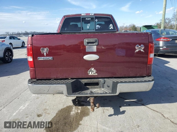 2006 Ford F-150 XLT with VIN 1FTPX125X6NA39974, listed as a Copart auction lot 50416355 with 206,531 mi miles and Clean Title. Bid and sale history available at carsss.com. Image 6.