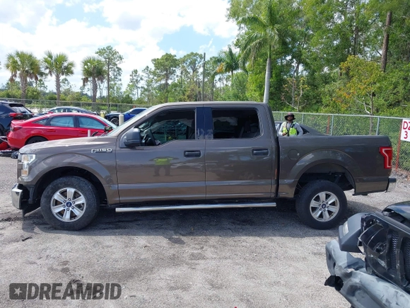 2017 Ford F-150 XL with VIN 1FTEW1CF6HFB67496, listed as a IAAI auction lot 41884533 with 156,424 mi miles and . Bid and sale history available at DreamBid. Image 15.
