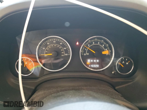 2014 Jeep Compass Latitude with VIN 1C4NJDEB1ED661332, listed as a Copart auction lot 53958985 with 116,020 mi miles and Salvage Title. Bid and sale history available at DreamBid. Image 9.