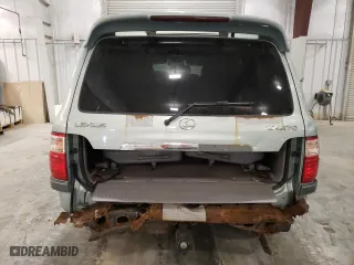 2004 Lexus LX 470 with VIN JTJHT00W843548361, listed as a Copart auction lot 76465204 with 257,543 mi miles and Salvage Title. Bid and sale history available at carsss.com. Image 6.