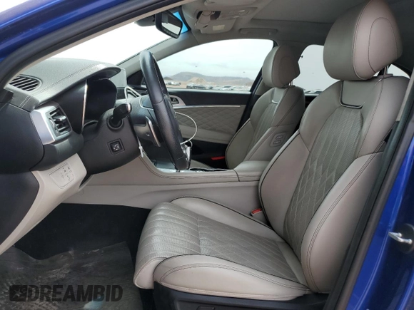 2020 Genesis G70 2.0T with VIN KMTG44LA6LU048650, listed as a Copart auction lot 59025025 with 174,215 mi miles and Salvage title. Bid and sale history available at DreamBid. Image 7.
