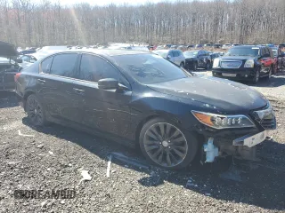 2014 Acura RLX Tech Pkg with VIN JH4KC1F51EC005835, listed as a Copart auction lot 49958305 with 202,854 mi miles and Salvage Title. Bid and sale history available at carsss.com. Image 4.