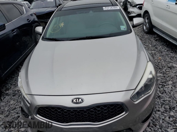 2015 Kia Cadenza Premium with VIN KNALN4D70F5170753, listed as a Copart auction lot 77714704 with 90,799 mi miles and Salvage Title. Bid and sale history available at carsss.com. Image 5.