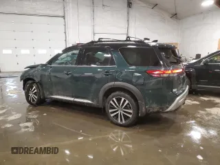 2024 Nissan Pathfinder Platinum z VIN 5N1DR3DK2RC202673, wystawiony jako Copart lot #43844925 z przebiegiem 16 813 mil mil oraz Szkoda całkowita • Salvage title. Historia ofert i sprzedaży dostępna na DreamBid. Obrazek 2.