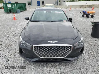 2019 Genesis G70 Advanced with VIN KMTG44LA0KU029896, listed as a Copart auction lot 57032914 with 92,663 mi miles and Salvage Title. Bid and sale history available at DreamBid. Image 5.