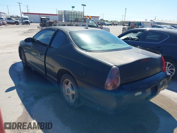 2003 Chevrolet Monte Carlo LS with VIN 2G1WW12E839431664, listed as a IAAI auction lot 41638392 with 143,771 mi miles. Bid and sale history available at carsss.com. Image 3.