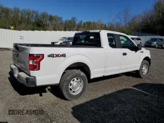 2019 Ford F-150 XL with VIN 1FTEX1EBXKKD48056, listed as a Copart auction lot 54508615 with 197,946 mi miles and Clean Title. Bid and sale history available at DreamBid. Image 3.