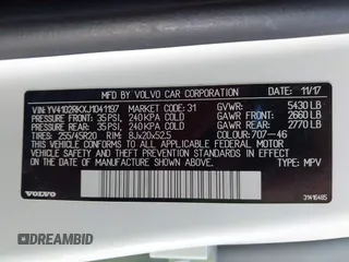 2018 Volvo XC60 Momentum с VIN YV4102RKXJ1041197, выставлен на аукционе IAAI как лот 42438998 с пробегом 110 977 миль миль и . История ставок и продаж доступна на DreamBid. Изображение 9.