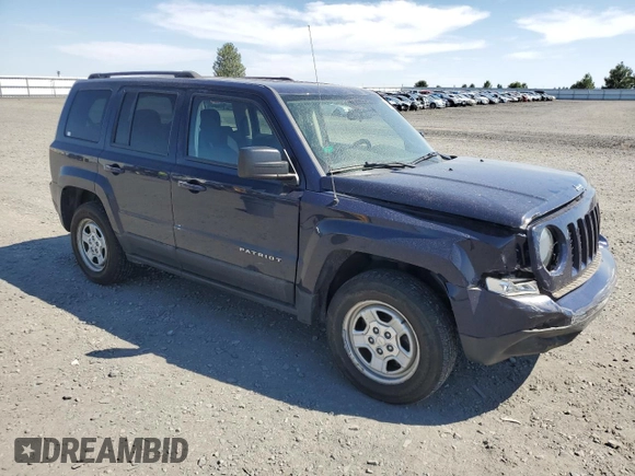 2015 Jeep Patriot Sport with VIN 1C4NJRBB1FD331824, listed as a Copart auction lot 63489545 with 79,392 mi miles and Salvage title. Bid and sale history available at DreamBid. Image 4.