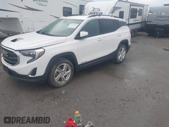 2018 GMC Terrain SLE with VIN 3GKALMEX2JL130735, listed as a IAAI auction lot 35474834 with 73,805 mi miles and . Bid and sale history available at carsss.com. Image 17.