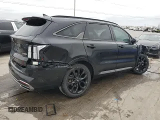 2021 Kia Sorento SX with VIN 5XYRK4LF8MG012857, listed as a Copart auction lot 74309444 with 106,594 mi miles and Salvage Title. Bid and sale history available at carsss.com. Image 3.