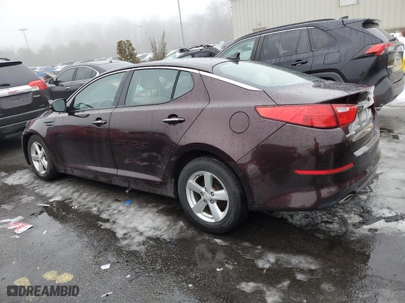 2015 Kia Optima LX with VIN 5XXGM4A73FG456619, listed as a Copart auction lot 44575625 with 89,061 mi miles and Salvage Title. Bid and sale history available at carsss.com. Image 2.
