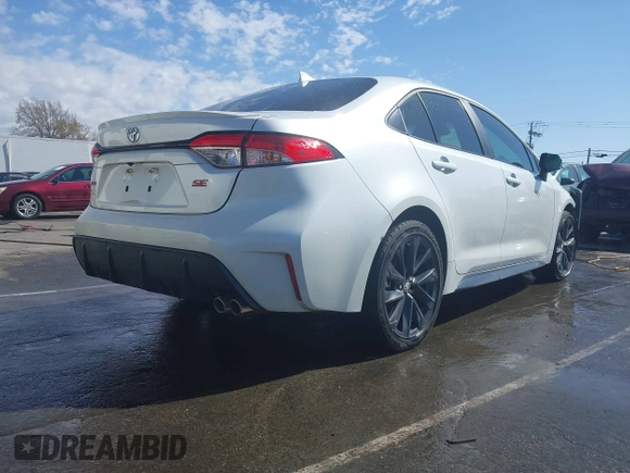 2023 Toyota Corolla SE with VIN 5YFS4MCE7PP157097, listed as a IAAI auction lot 41846383 with 23,487 mi miles and . Bid and sale history available at DreamBid. Image 4.