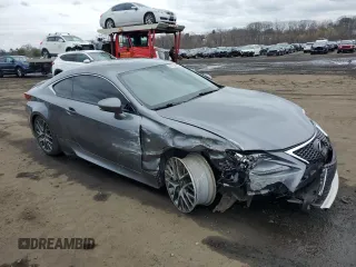 2017 Lexus RC 300 with VIN JTHSM5BC1H5003455, listed as a Copart auction lot 52736165 with 64,281 mi miles and Salvage title. Bid and sale history available at DreamBid. Image 4.