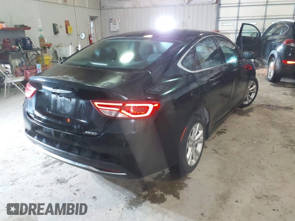 2016 Chrysler 200 Limited with VIN 1C3CCCAB5GN177523, listed as a IAAI auction lot 41711633 with 147,332 mi miles. Bid and sale history available at carsss.com. Image 4.