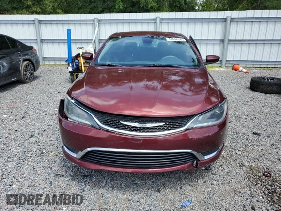 2015 Chrysler 200 Limited with VIN 1C3CCCAB2FN583628, listed as a Copart auction lot 60996045 with 96,606 mi miles and Salvage title. Bid and sale history available at DreamBid. Image 5.