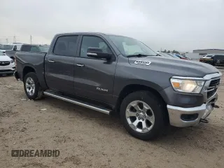 2019 Ram 1500 Big Horn/Lone Star with VIN 1C6SRFFT0KN605717, listed as a Copart auction lot 51097395 with 195,028 mi miles and Salvage Title. Bid and sale history available at carsss.com. Image 4.