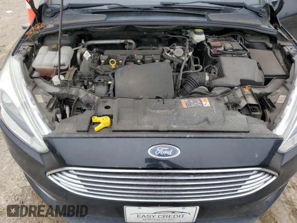 2017 Ford Focus Titanium with VIN 1FADP3J23HL218867, listed as a Copart auction lot 55417305 with 98,710 mi miles and Salvage title. Bid and sale history available at DreamBid. Image 11.