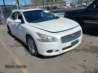 2009 Nissan Maxima SV with VIN 1N4AA51EX9C815431, listed as a IAAI auction lot 41829122 with 184,249 mi miles and . Bid and sale history available at DreamBid. Image 1.