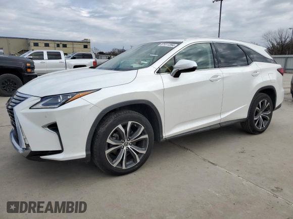 2019 Lexus RX 350L Premium z VIN JTJGZKCA3K2013690, wystawiony jako Copart lot #87411394 z przebiegiem 97 430 mil mil oraz Szkoda całkowita • Salvage title. Historia ofert i sprzedaży dostępna na DreamBid. Obrazek 1.
