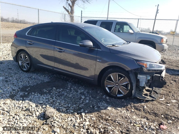 2018 Hyundai Ioniq Hybrid Limited with VIN KMHC05LC9JU065077, listed as a Copart auction lot 48663555 with 179,075 mi miles and Salvage Title. Bid and sale history available at carsss.com. Image 4.