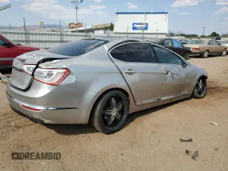 2014 Kia Cadenza Premium with VIN KNALN4D77E5126487, listed as a Copart auction lot 75335474 with 0 mi miles and Salvage Title. Bid and sale history available at carsss.com. Image 3.
