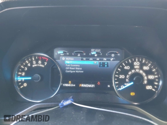 2017 Ford F-150 XL with VIN 1FTEW1EF5HFA07428, listed as a IAAI auction lot 41334443 with 178,545 mi miles. Bid and sale history available at carsss.com. Image 7.