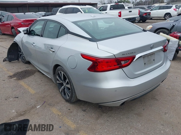 2017 Nissan Maxima SV with VIN 1N4AA6AP2HC416244, listed as a IAAI auction lot 41440680 with 116,233 mi miles and . Bid and sale history available at DreamBid. Image 3.