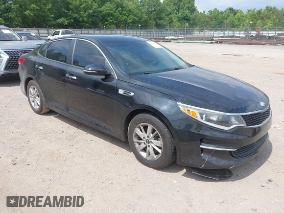 2018 Kia Optima LX with VIN 5XXGT4L35JG239062, listed as a IAAI auction lot 42457308 with 137,280 mi miles and . Bid and sale history available at DreamBid. Image 1.