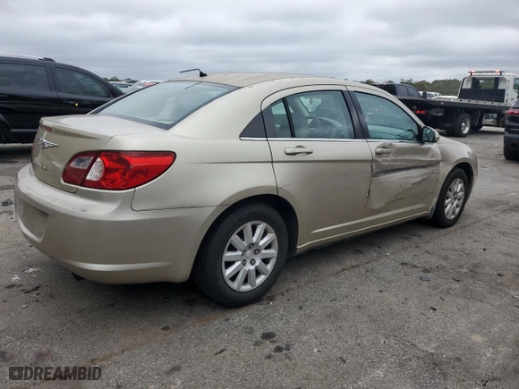 2007 Chrysler Sebring Sdn with VIN 1C3LC46K37N516892, listed as a Copart auction lot 78604924 with 90,738 mi miles and Salvage Title. Bid and sale history available at carsss.com. Image 3.