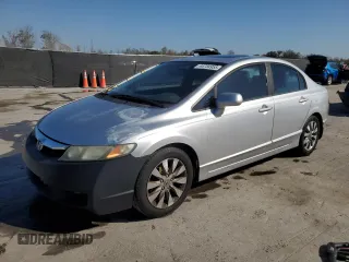 2011 Honda Civic EX-L with VIN 19XFA1F9XBE004182, listed as a Copart auction lot 44734955 with 241,894 mi miles and Salvage Title. Bid and sale history available at DreamBid. Image 1.