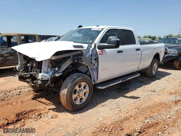 2024 Ram 3500 Big Horn with VIN 3C63R3HL0RG341403, listed as a Copart auction lot 47086975 with 11,810 mi miles and Clean Title. Bid and sale history available at carsss.com. Image 1.