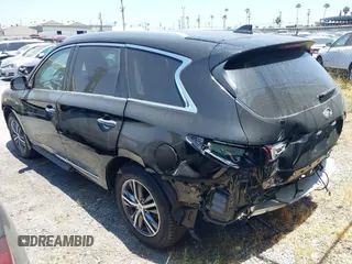 2018 Infiniti QX60 z VIN 5N1DL0MN9JC500474, wystawiony jako IAAI lot #42094574 z przebiegiem 105 759 mil mil oraz . Historia ofert i sprzedaży dostępna na DreamBid. Obrazek 3.