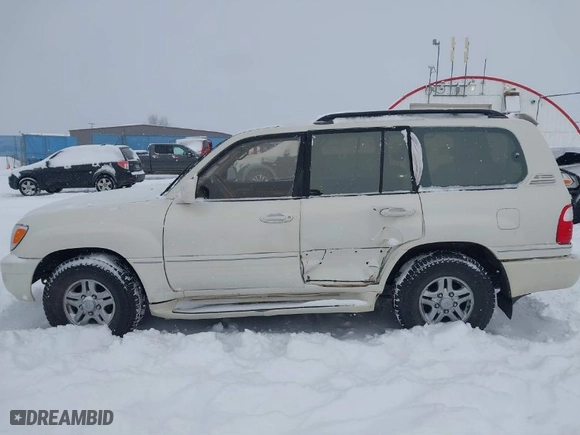 2002 Lexus LX 470 with VIN JTJHT00W623519342, listed as a IAAI auction lot 41385020 with NaN miles. Bid and sale history available at carsss.com. Image 14.