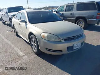 2012 Chevrolet Impala LS Fleet with VIN 2G1WF5E31C1282093, listed as a IAAI auction lot 42317243 with 105,689 mi miles and . Bid and sale history available at DreamBid. Image 1.