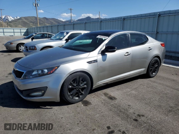 2011 Kia Optima EX with VIN KNAGN4A76B5104739, listed as a Copart auction lot 55632045 with Not Provided miles and Salvage Title. Bid and sale history available at carsss.com. Image 1.