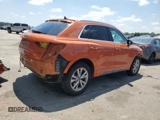 2023 Audi Q3 S line Premium with VIN WA1DECF33P1077028, listed as a Copart auction lot 56289525 with 50,014 mi miles and Salvage title. Bid and sale history available at DreamBid. Image 3.