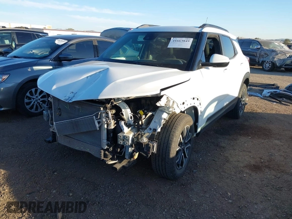 2023 Chevrolet TrailBlazer ACTIV with VIN KL79MVSL0PB110428, listed as a IAAI auction lot 41663849 with 60,605 mi miles. Bid and sale history available at carsss.com. Image 2.