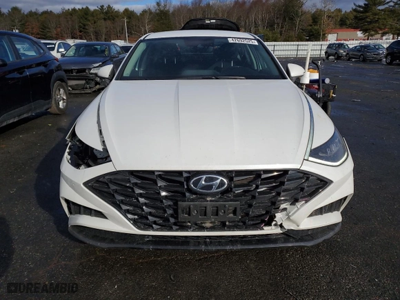 2022 Hyundai Sonata SEL with VIN KMHL64JAXNA218096, listed as a Copart auction lot 42692525 with 47,112 mi miles and Salvage Title. Bid and sale history available at carsss.com. Image 5.