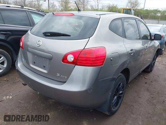 2009 Nissan Rogue SL with VIN JN8AS58V09W448006, listed as a IAAI auction lot 41984860 with 232,099 mi miles. Bid and sale history available at carsss.com. Image 4.