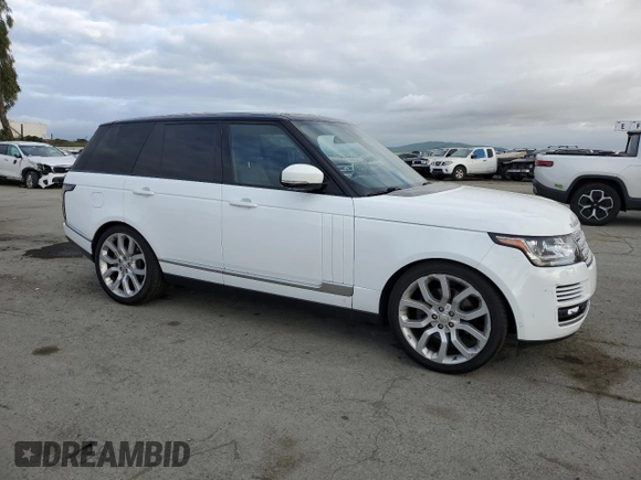 2015 Land Rover Range Rover HSE with VIN SALGS2VF9FA204857, listed as a Copart auction lot 50898825 with 102,401 mi miles and Clean title. Bid and sale history available at DreamBid. Image 4.