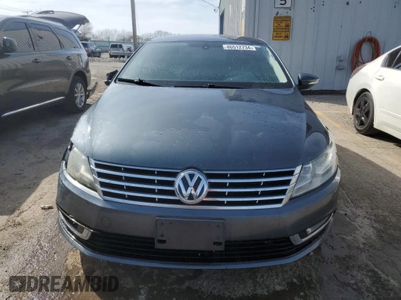 2013 Volkswagen CC R-Line with VIN WVWBP7AN6DE547029, listed as a Copart auction lot 46512734 with 119,443 mi miles and Salvage Title. Bid and sale history available at DreamBid. Image 5.