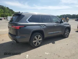 2023 Toyota Sequoia SR5 with VIN 7SVAAABA1PX007351, listed as a Copart auction lot 52858825 with 38,137 mi miles and Salvage Title. Bid and sale history available at carsss.com. Image 3.