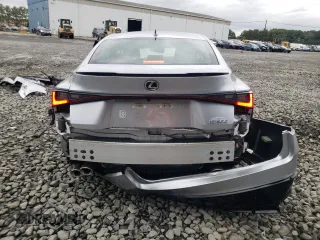2024 Lexus IS with VIN JTHAP1D27R5005356, listed as a Copart auction lot 73366184 with 9,916 mi miles and Salvage Title. Bid and sale history available at carsss.com. Image 6.