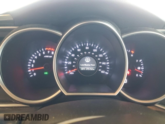 2015 Kia Optima LX with VIN 5XXGM4A73FG467622, listed as a Copart auction lot 59014935 with 175,152 mi miles and Salvage title. Bid and sale history available at DreamBid. Image 9.