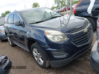2017 Chevrolet Equinox LS with VIN 2GNALBEKXH1526421, listed as a IAAI auction lot 42156099 with 140,986 mi miles and . Bid and sale history available at carsss.com. Image 1.