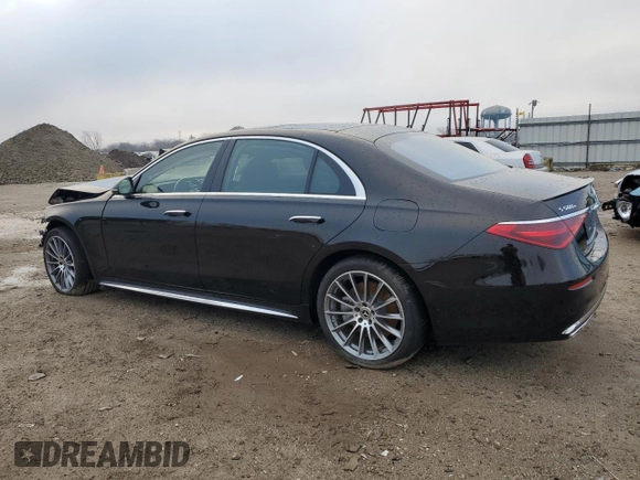 2024 Mercedes-Benz S 580e z VIN W1K6G6KB8RA276723, wystawiony jako Copart lot #86492054 z przebiegiem 5319 mil mil oraz Szkody całkowita. Historia ofert i sprzedaży dostępna na DreamBid. Obrazek 2.