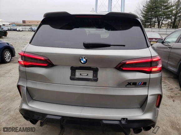 2022 BMW X5 M with VIN 5YMJU0C00N9J38278, listed as a Copart auction lot 38220214 with 18,521 mi miles. Bid and sale history available at carsss.com. Image 6.