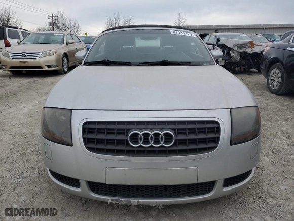 2005 Audi TT with VIN TRUTC28N551003385, listed as a Copart auction lot 47131125 with 102,278 mi miles and Salvage Title. Bid and sale history available at carsss.com. Image 5.